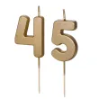 xx swieczki zlote cyfry 45