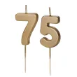 xx swieczki zlote cyfry 75