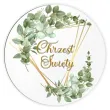 xx tablica powit chrzest sw eukaliptus listki