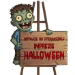 xx tablica powitalna zombie halloween