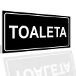 xx tabliczka informacyjna toaleta