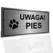 xx tabliczka informacyjna uwaga piesek