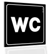 xx tabliczka informacyjna wc