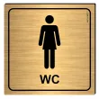 xx tabliczka informacyjna wc damskie
