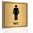 xx tabliczka informacyjna wc damskie