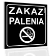 xx tabliczka informacyjna zakaz palenia