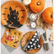 xx talerzyki nawiedzony dom funny halloween paw 23 cm 8 szt