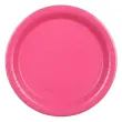 xx talerzyki papierowe ciemny rozowy 18cm 1 op 6 szt