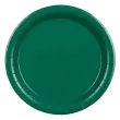 xx talerzyki papierowe ciemny zielony 18cm 1 op 6 szt