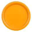xx talerzyki papierowe jasny pomaranczowy 23cm 1 op 6 szt