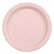 xx talerzyki papierowe jasny rozowy 18cm 1 op 6 szt