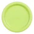xx talerzyki papierowe jasny zielony 23cm 1 op 6 szt