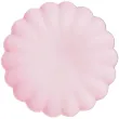 xx talerzyki plastikowe falbanka 22 x 22 cm rozowy 1 op 4 szt