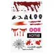xx tatuaze halloween krew pajeczyna rany