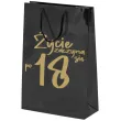 xx torebka czarna zycie zaczyna sie po 18 duza