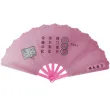 xx wachlarz rozowy jasny plastikowy