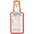 xx zaproszenia butelka whisky urodziny
