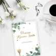 xx zaproszenia komunia eukaliptus z hostia 10