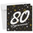 xx zaproszenie 80 urodziny glamour birthday