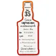 xx zaproszenie butelka whisky 35 urodziny
