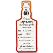 xx zaproszenie butelka whisky 60 urodziny