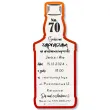 xx zaproszenie butelka whisky 70 urodziny