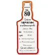 xx zaproszenie butelka whisky 80 urodziny