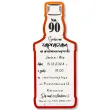 xx zaproszenie butelka whisky 90 urodziny