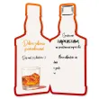 xx zaproszenie butelka whisky zamykana urodziny