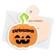 xx zaproszenie straszne halloween