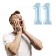 xx zestaw balonow liczba 11 niebieska