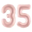 xx zestaw balonow liczba 35 rozowa