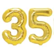 xx zestaw balonow liczba 35 zloty 33 dgt 2 szt