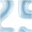 xx zestaw balonow niebieskie liczba 25