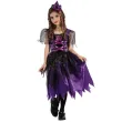 xx zestaw dla dzieci fioletowa czarownica sukienka opaska rozm 130 140 cm