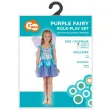 xx zestaw dla dzieci fioletowa wrozka sukienka skrzydla rozm 110 120 cm