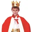 xx zestaw dla dzieci peleryna krola peleryna korona rozm 120 130 cm