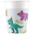 xx zku kubeczki papierowe dino party fsc decorata party 200 ml 8 szt