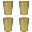 xx zku kubeczki wielokrotnego uzytku zlote gold decorata party 4 szt