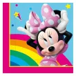 xx zse serwetki papierowe minnie rainbow makes me smile 33x33 cm 20 szt