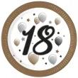xx zta talerzyki papierowe 18 urodziny fsc 23 cm 8 szt