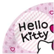 xx zta talerzyki papierowe hello kitty fashion stylish 23 cm 8 szt