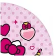 xx zta talerzyki papierowe hello kitty fashion stylish 23 cm 8 szt