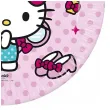 xx zta talerzyki papierowe hello kitty fashion stylish 23 cm 8 szt