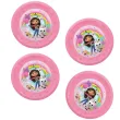 xx zta talerzyki wielokrotnego uzytku gabby dollhouse 21cm 4 szt