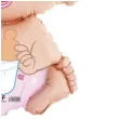 yy balon foliowy bobas dziewczynka flexmeal 26 shp