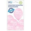 yy balony d11 chrzest swiety golebie rozowy belbal 12 6 szt
