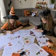 zabawa na halloween karty pracy zadania dla dzieci lamiglowki kolorowanki dyplom 20 zadan