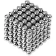 zabawka kule magnetyczne srebrne kemis 216 szt