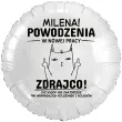 zabawny prezent dla kolegi kolezanki na odejscie z pracy balon foliowy zdrajca imie bialy 18